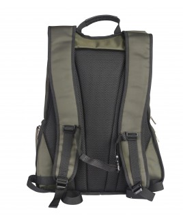 Lorenz Large Nylon Business Backpack with Laptop Section and 4 Zip Pockets - New lower price!!